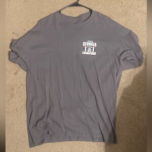 Men’s 2022 Georgia Bulldogs SEC Champions T-Shirt Grey XL